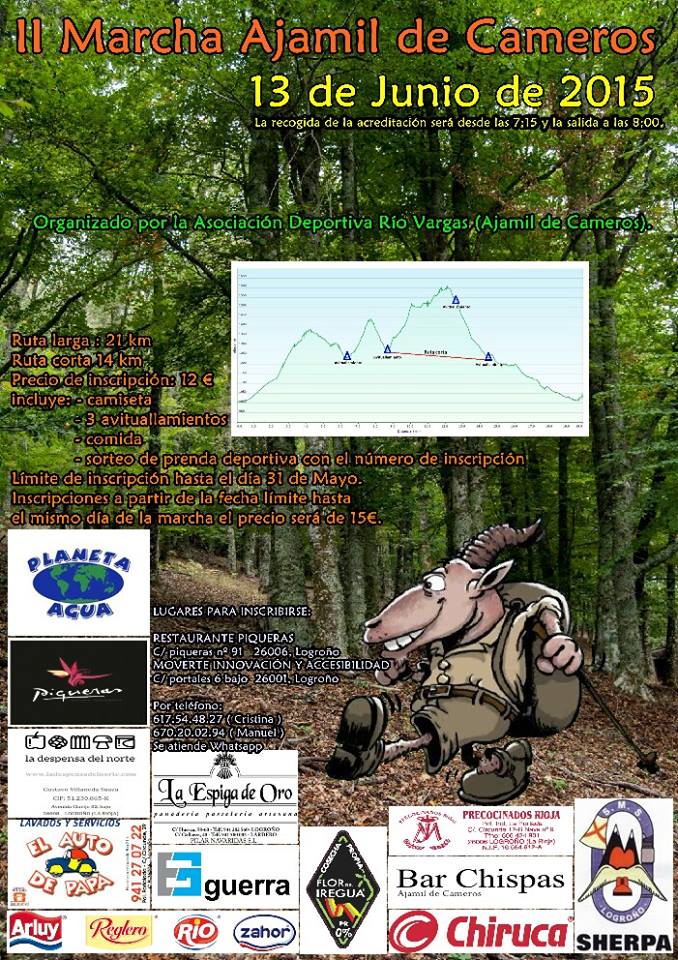 Cartel marcha Ajamil 2015